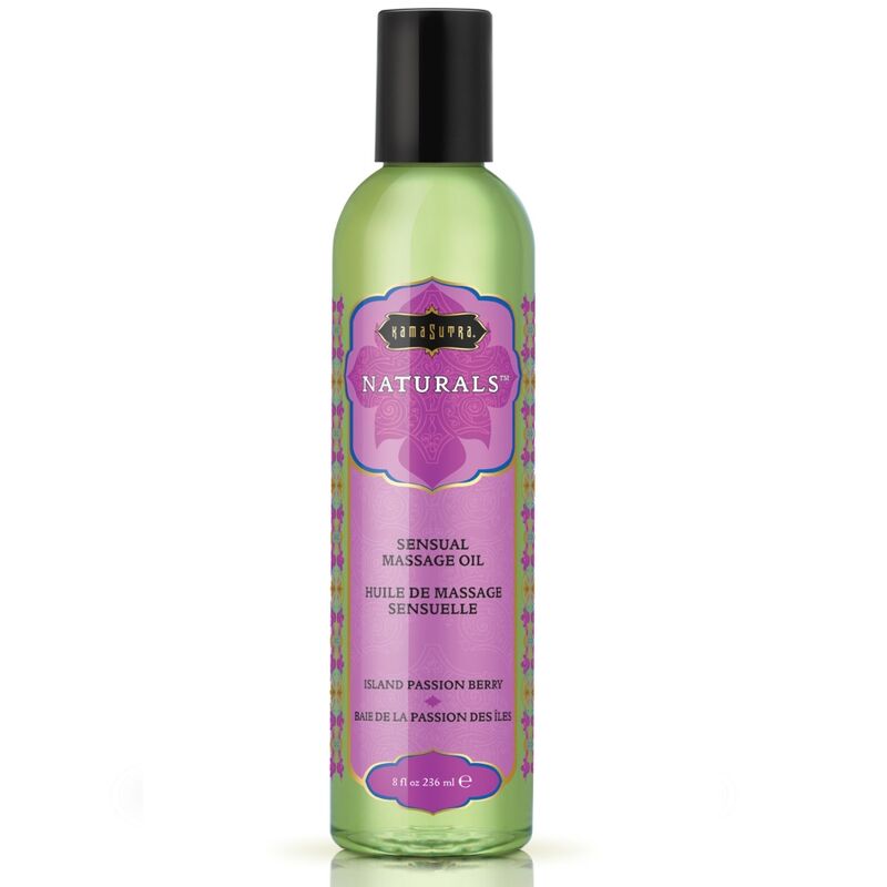 KAMASUTRA - OLIO DA MASSAGGIO NATURALE ALLA BACCA DELLA PASSIONE 236 ML
