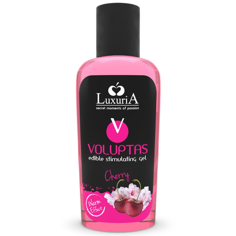 INTIMATELINE LUXURIA - VOLUPTAS GEL MASSAGGIO COMMESTIBILI CON EFFETTO CALORE - CILIEGIA 100 ML