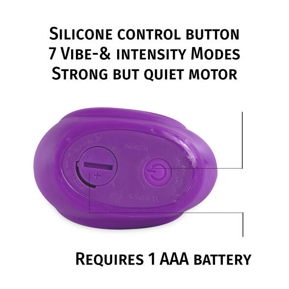 BIG TEASE TOYS - VIBRATORE CLASSICO A FORMA DI ANATRA I RUB MY DUCKIE LILLA