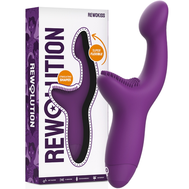 REWOLUTION - REWOKISS STIMOLATORE VIBRANTE PUNTO VISTA