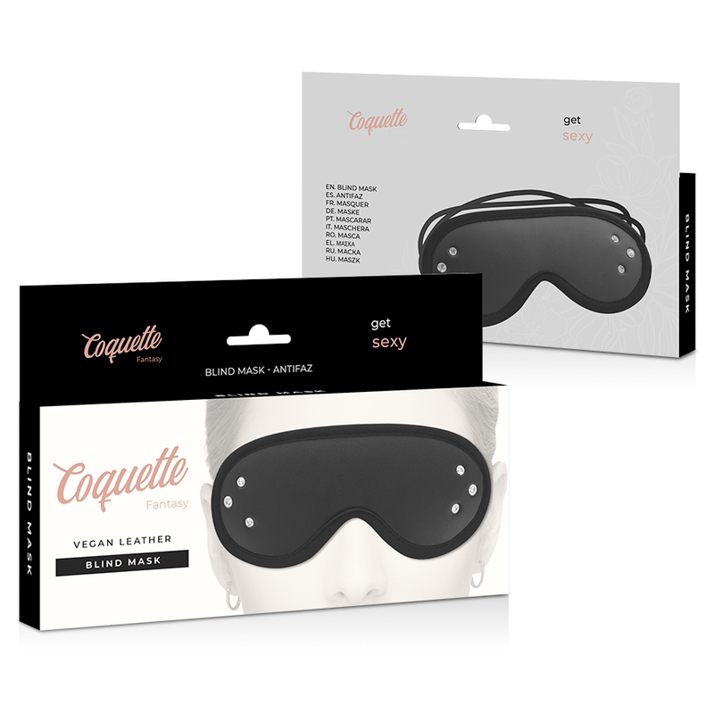 COQUETTE CHIC DESIRE - MASCHERINA OCCHI IN PELLE VEGANA FANTASY CON FODERA IN NEOPRENE