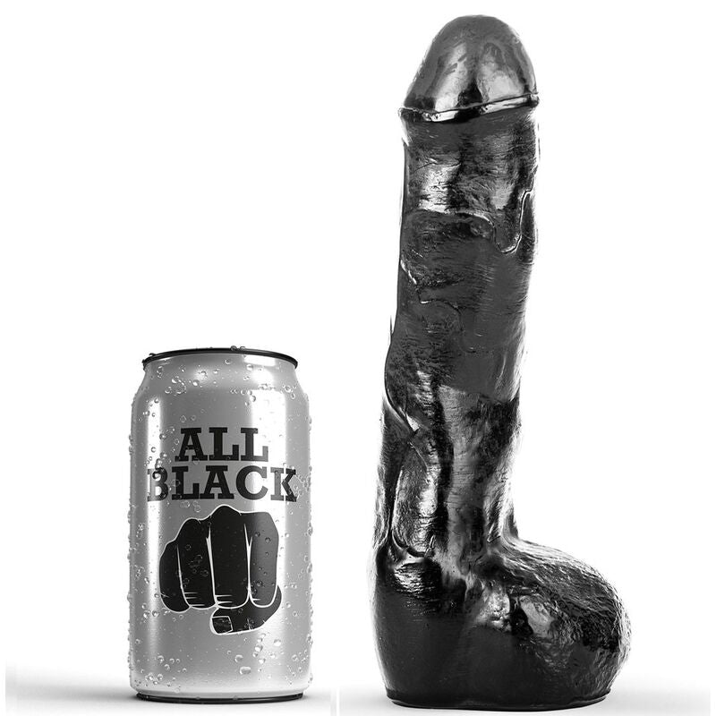 TUTTO NERO - PENE ANALE REALISTICO 20 CM