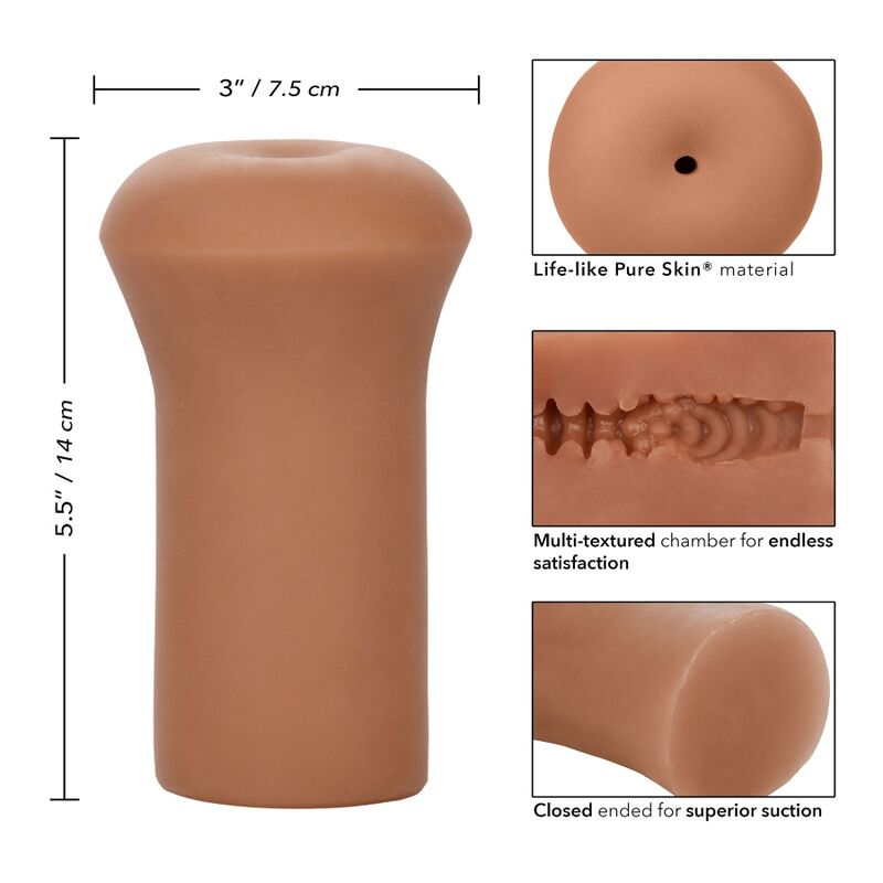 CALEXOTICS - MASTURBATORE BOUNDLESS STROKER COLOR CARAMELLO