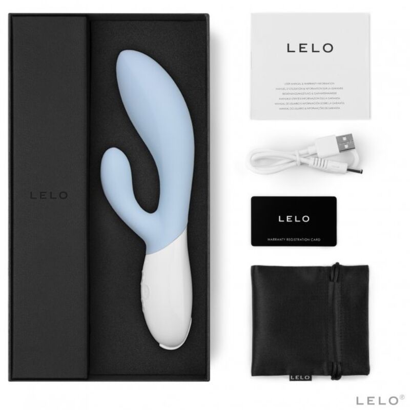 LELO - VIBRATORE DI LUSSO INA 3 CELESTE