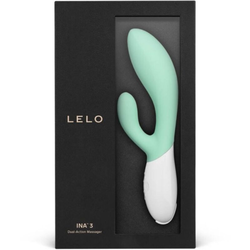 LELO - INA 3 GREEN LUXURY RABBIT VIBRATOR VERDE ACQUA