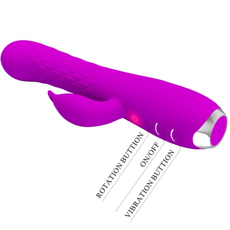 PRETTY LOVE - VIBRATORE ROTANTE RICARICABILE MOLLY