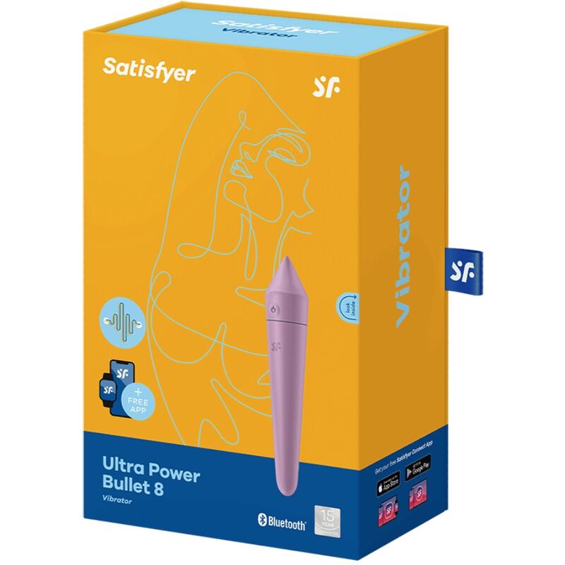 SATISFYER - ULTRA POWER BULLET 8 VIBRANTE LILLA