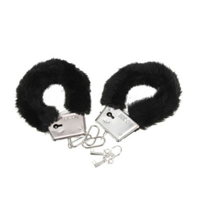 SPICY DEVIL - MANETTE IN METALLO CON FODERATURA NERA