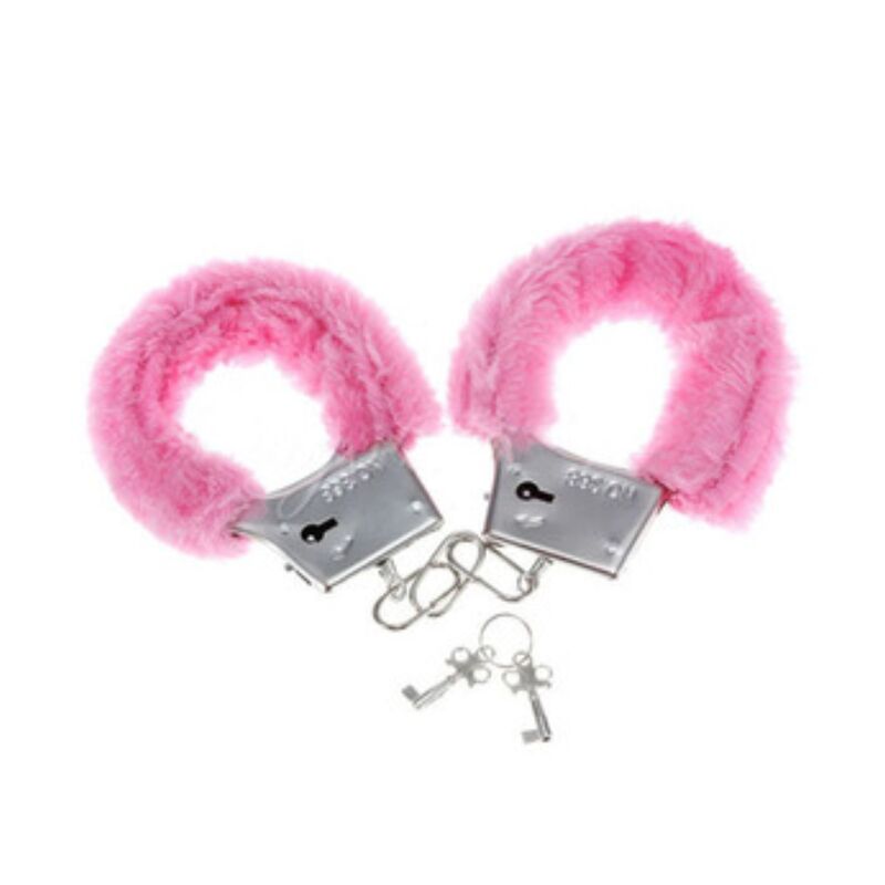 SPICY DEVIL - MANETTE IN METALLO CON FODERATURA ROSA
