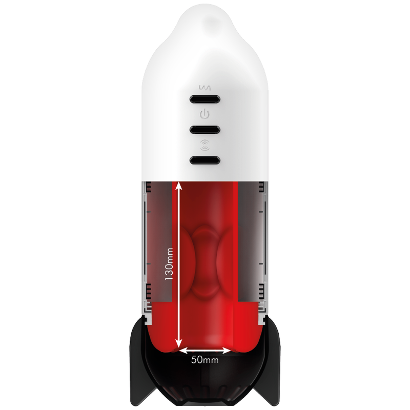 JAMYJOB - MASTURBATORE ROCKET TECNOLOGIA DI COMPRESSIONE E VIBRAZIONE MORBIDA