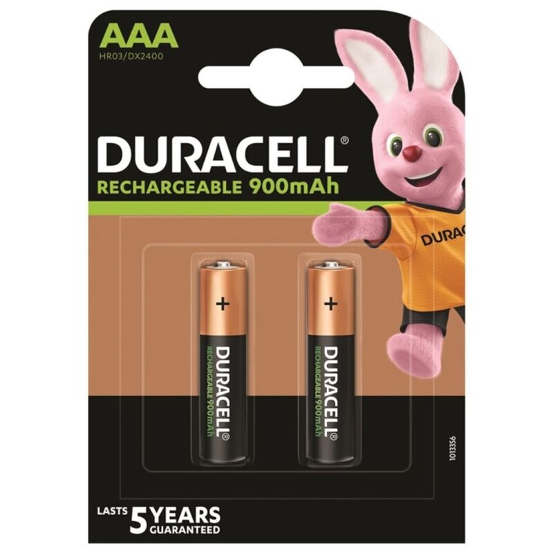 DURACELL - HR03 AAA 900mAh Batteria ricaricabile BLISTER*2
