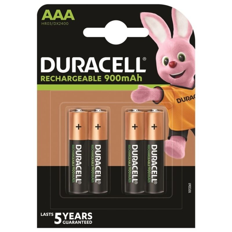 DURACELL - HR03 AAA 900mAh Batteria ricaricabile BLISTER*4