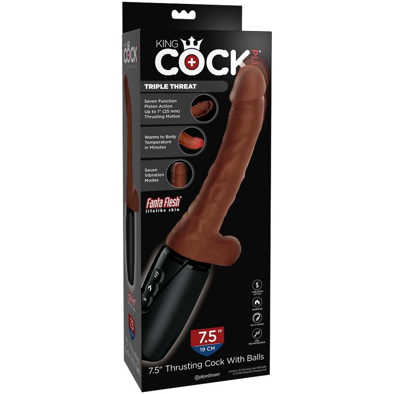 KING COCK - PIÙ TRIPLA MINACCIA BROWN