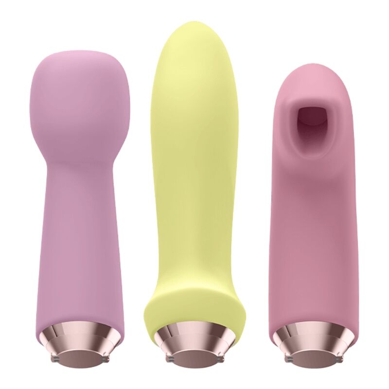 SATISFYER - MERAVIGLIOSO SET DI QUATTRO VIBRATORI E SUCCHIATORI