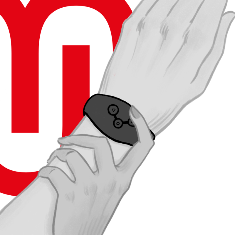 WATCHME - OROLOGIO CON TELECOMANDO WIRELESS E TECNOLOGIA NERO CORALLO