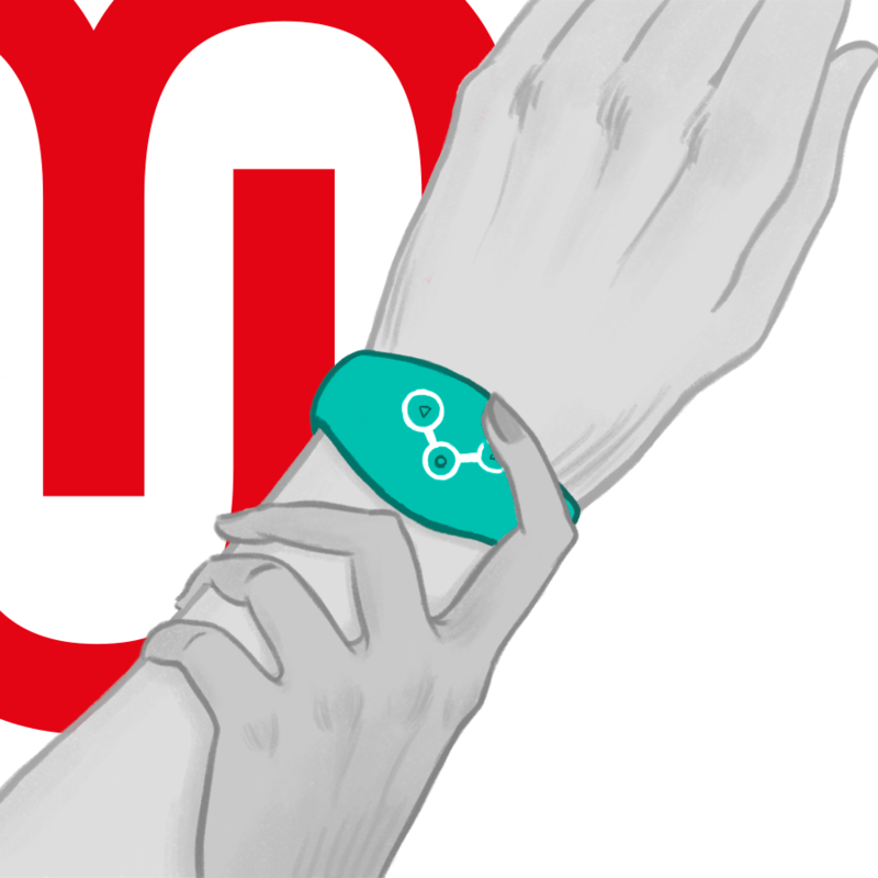 WATCHME - OROLOGIO ACQUAMARINA CON TELECOMANDO WIRELESS