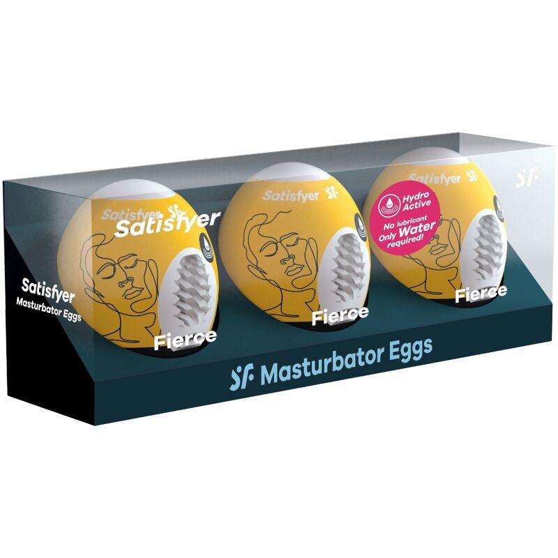 SATISFYER - 3 UOVA MASTURBATORIE FIERCE