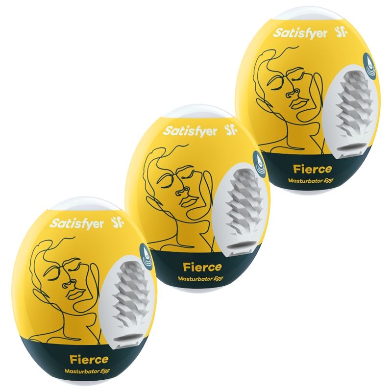 SATISFYER - 3 UOVA MASTURBATORIE FIERCE