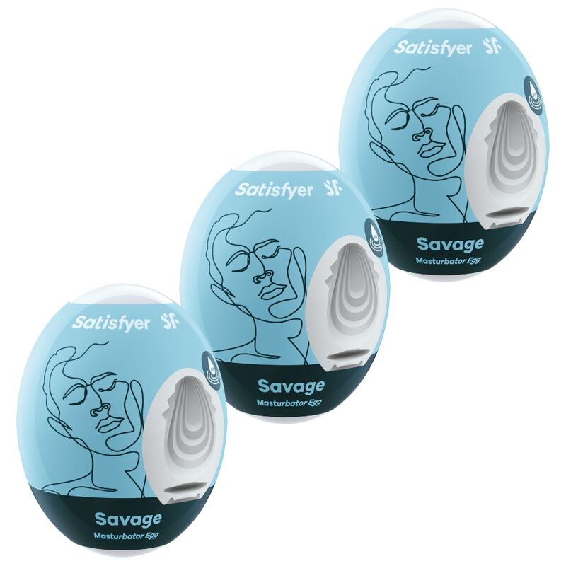 SATISFYER - 3 UOVA MASTURBATORI SELVAGGI
