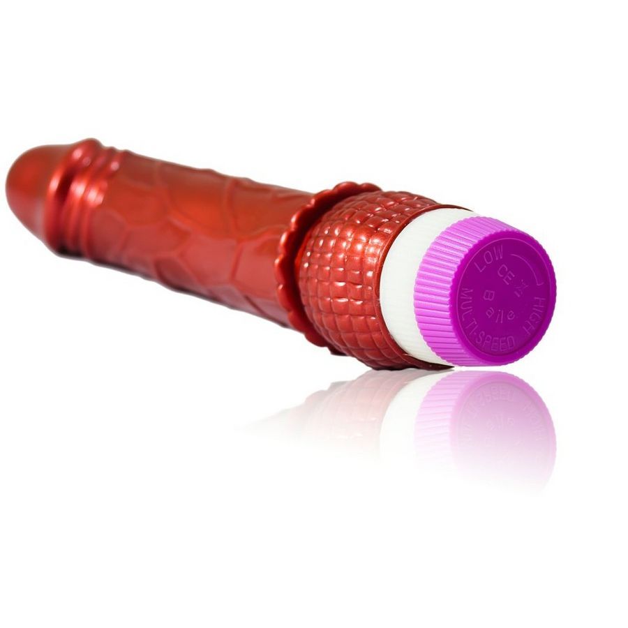 DANCE - VIBRATORE ROSSO REALISTICO 23 CM