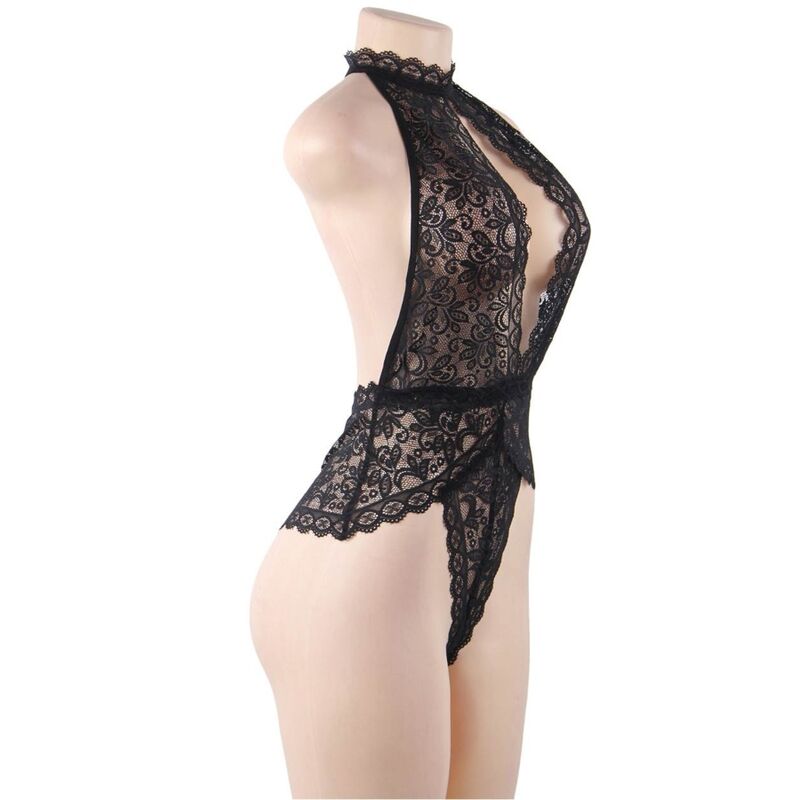SUBBLIMA - TEDDY IN PIZZO CON SCOLLATURA PROFONDA L/XL