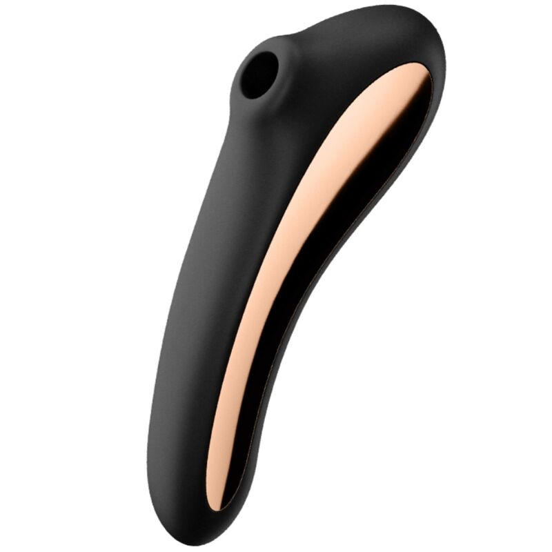 SATISFYER - STIMOLATORE CLITORIDEO DUAL KISS NERO
