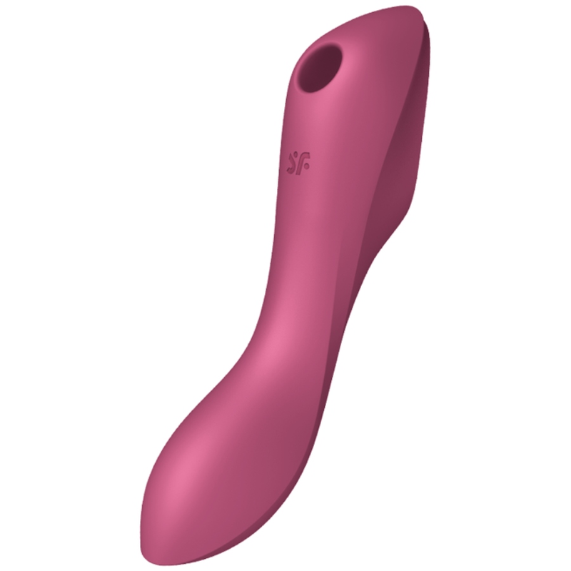 SATISFYER - CURVY TRINITY 3 STIMOLATORE E VIBRATORE ROSSO