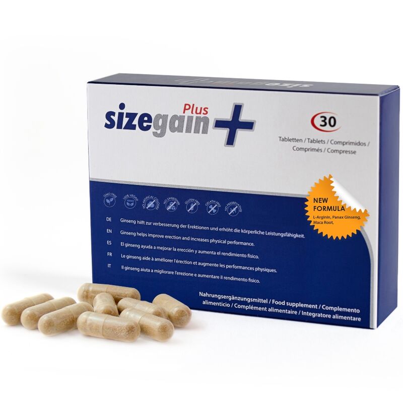 500 COSMETICI - PILLOLE PER L'INGRANDIMENTO DEL PENE SIZEGAIN PLUS