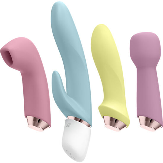 SATISFYER - MERAVIGLIOSO SET DI QUATTRO VIBRATORI E SUCCHIATORI