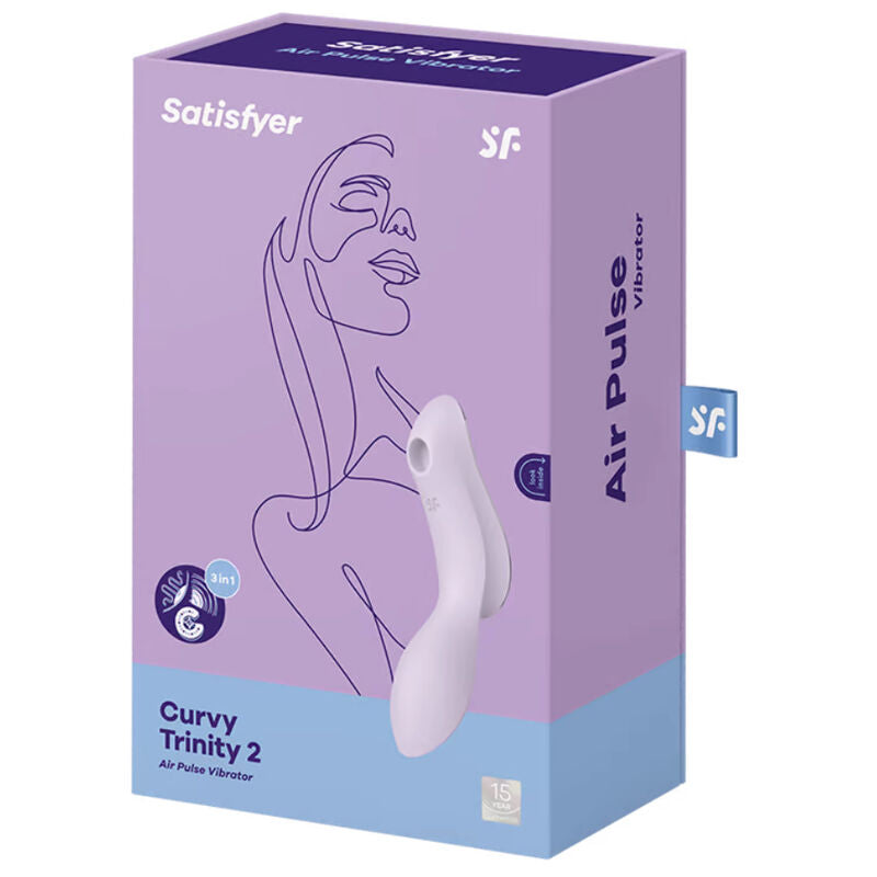 SATISFYER - CURVY TRINITY 2 STIMOLATORE E VIBRATORE VIOLA