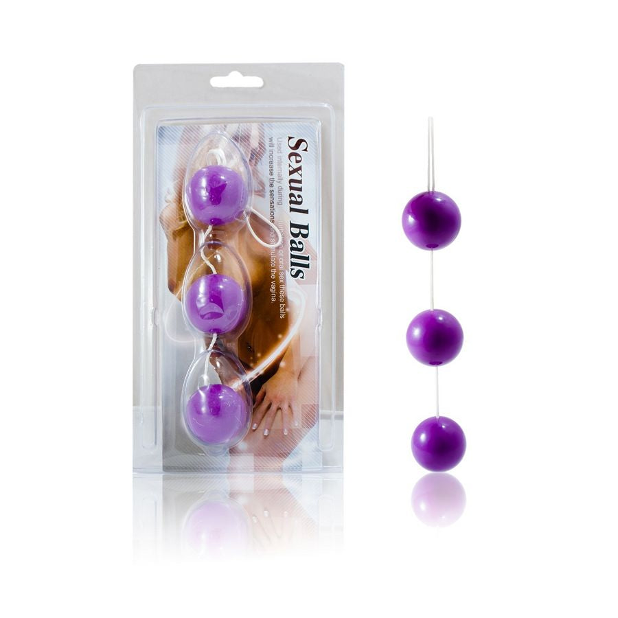 DANZA - STRISCIA ANALE CON PALLINE ADDOMINALI LILLA