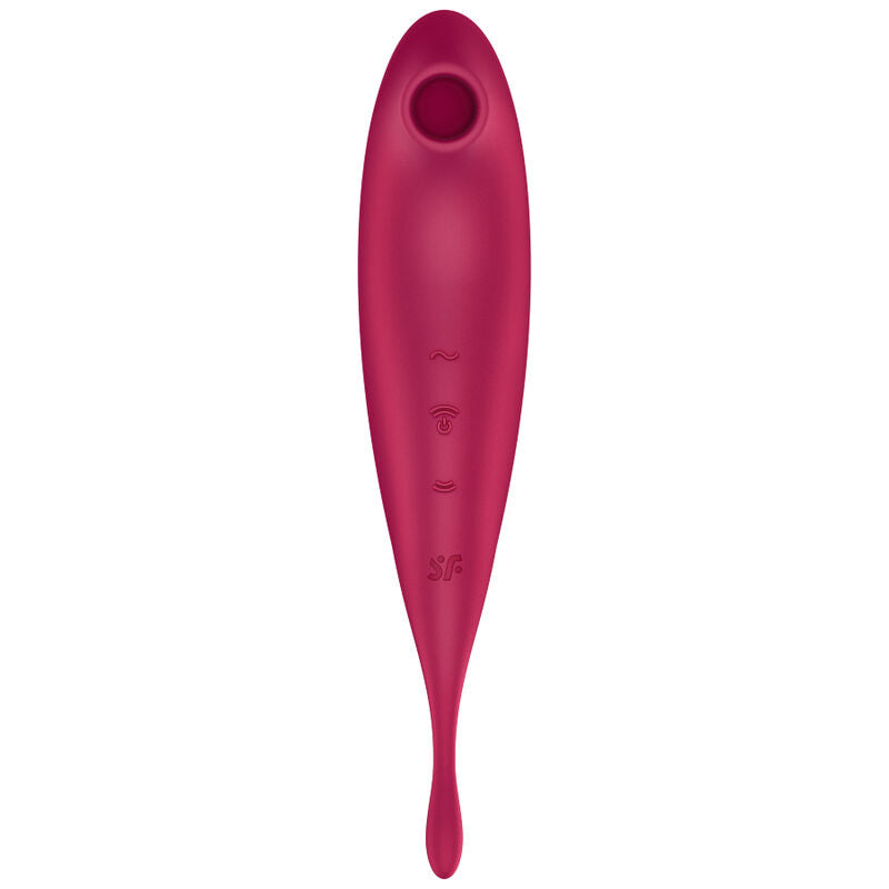 SATISFYER - TWIRLING PRO+ STIMOLATORE E VIBRATORE APP VERDE