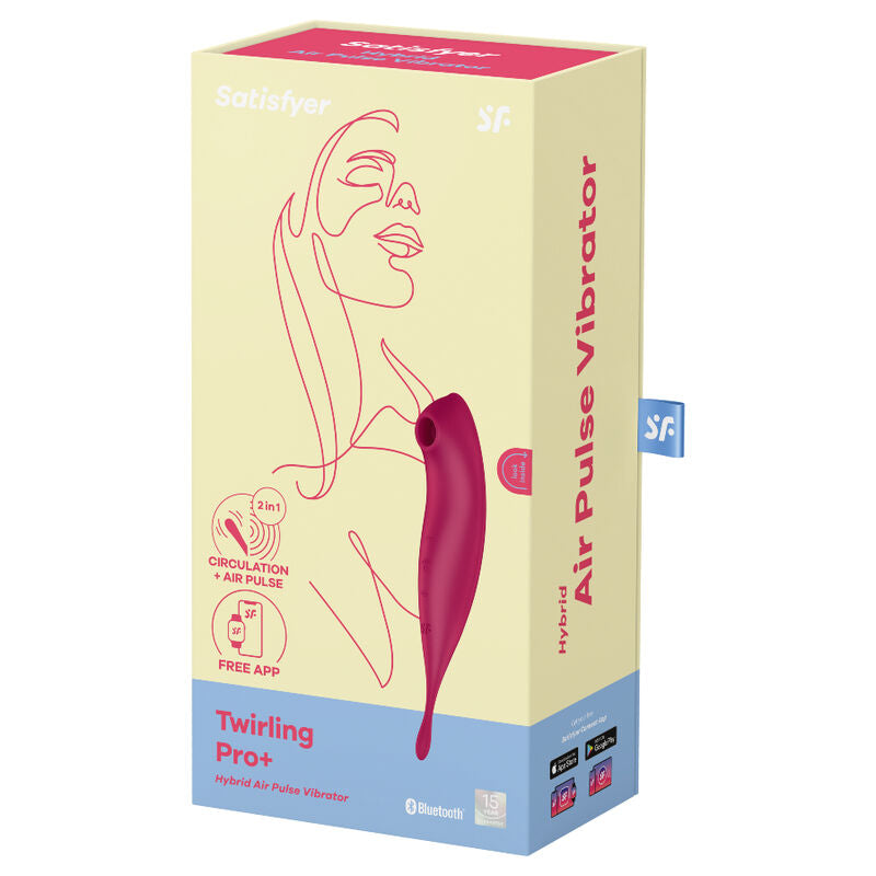 SATISFYER - TWIRLING PRO+ STIMOLATORE E VIBRATORE APP VERDE
