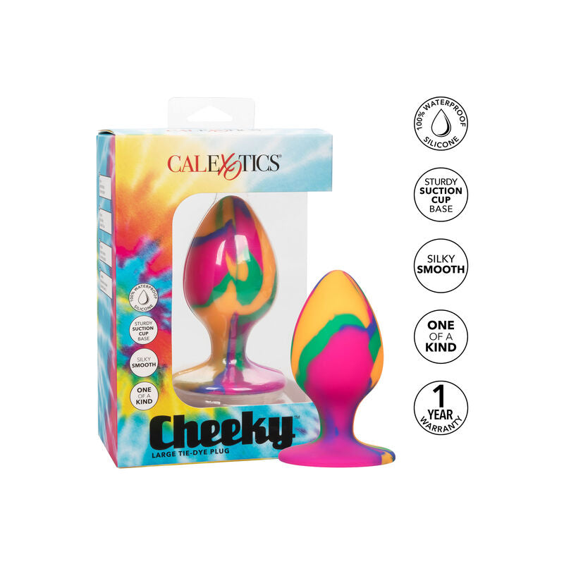 CALEXOTICS - CHEEKY LARGE TIE-DYE PLUG ANALE