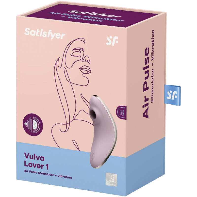 SATISFYER - VULVA LOVER 1 STIMOLATORE E VIBRATORE VIOLA