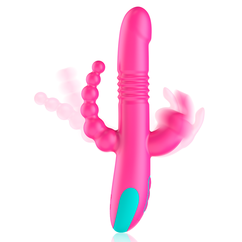 HAPPY LOKY - DONALD TRIPLA STIMOLAZIONE: ANALE, PUNTO G E CLITORIDE COMPATIBILE CON LA TECNOLOGIA WIRELESS WATCHME