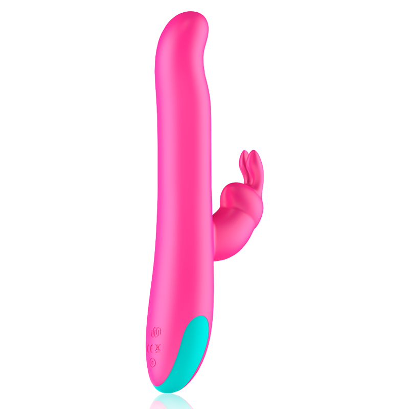 HAPPY LOKY - VIBRATORE E ROTATORE CONIGLIO PLUTO COMPATIBILE CON LA TECNOLOGIA WIRELESS WATCHME