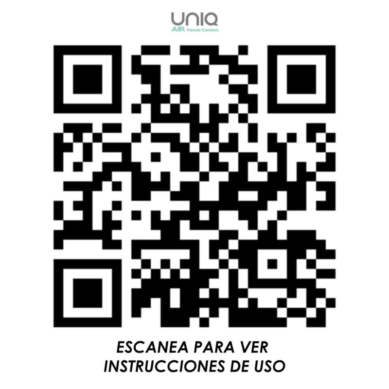 UNIQ - AIR PRESERVATIVO FEMMINILE SENZA LATTICE 3 UNITÀ