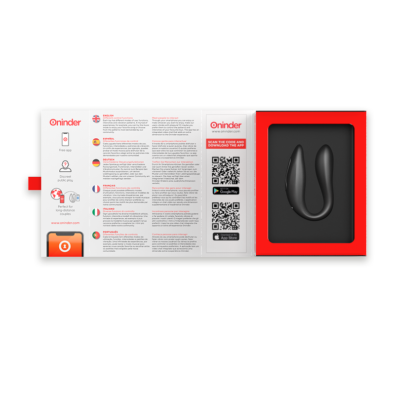 ONINDER - LISBOA STIMOLATORE ROSA DEL PUNTO G E DEL CLITORIDE - APP ROSA GRATUITA
