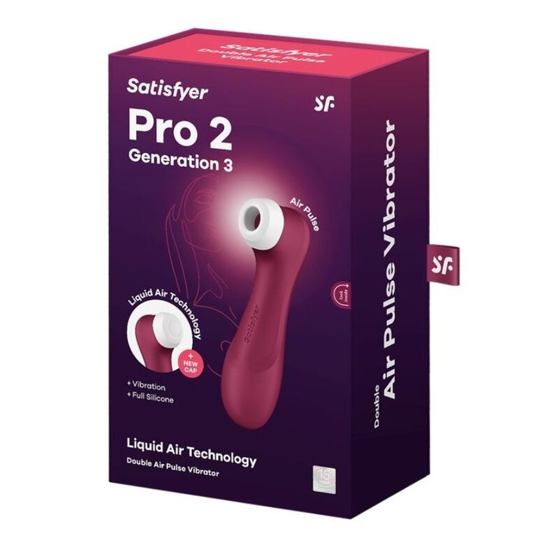 SATISFYER - TECNOLOGIA LIQUID AIR PRO 2 GENERAZIONE 3 LILLA