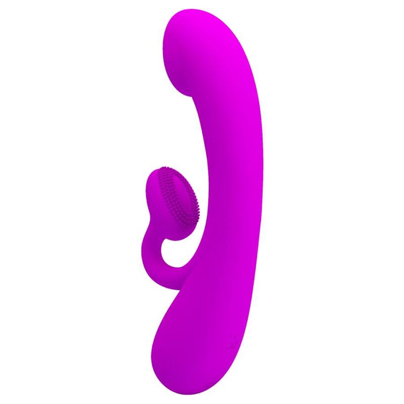 PRETTY LOVE - SINCERO VIBRATORE E SUCCHIATORE PER CLITORIDE IN SILICONE VIOLA