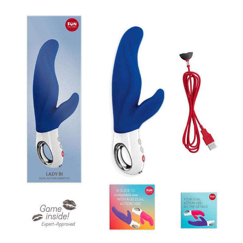 FUN FACTORY - VIBRATORE DOPPIO LADY BI ULTRAMARIN