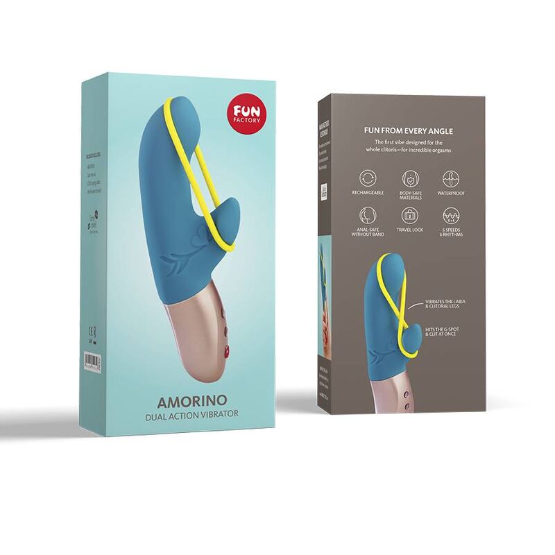 FUN FACTORY - AMORINO MINI VIBRATORE BENZINA E GIALLO NEON