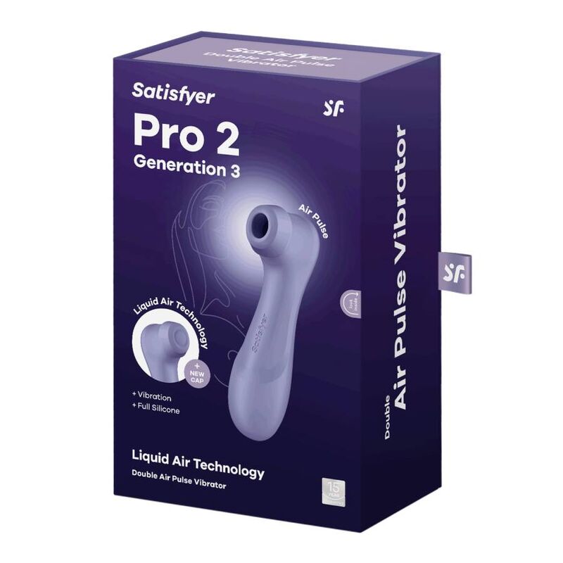 SATISFYER - TECNOLOGIA LIQUID AIR PRO 2 GENERAZIONE 3 LILLA