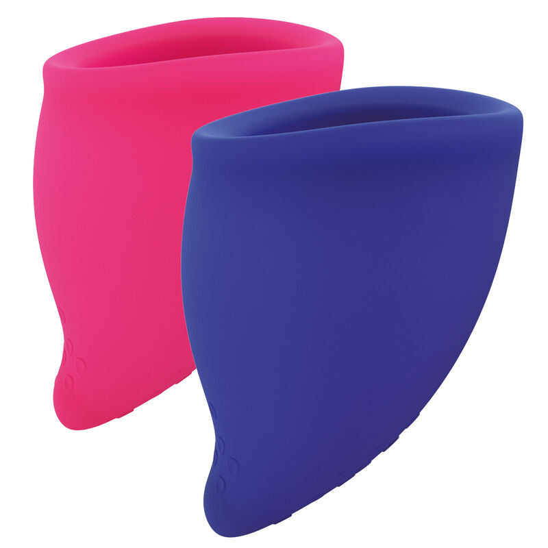 FUN FACTORY - KIT COPPA MESTRUALE FUN CUP EXPLORE ROSA E OLTREMARINE