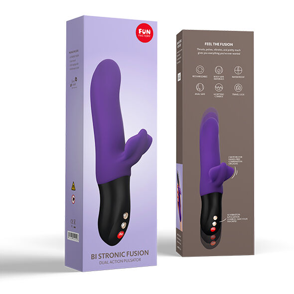 FUN FACTORY - VIBRATORE BI STRONIC FUSION DUAL VIOLET PULSATOR