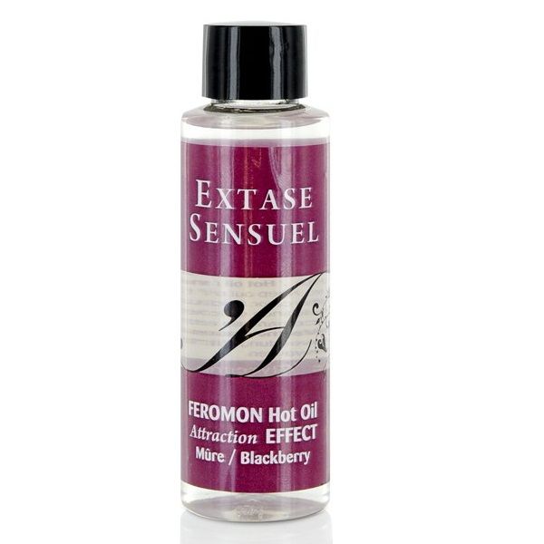 EXTASE SENSUAL - OLIO DA MASSAGGIO EFFETTO CALORE CON FEROMONI DI MORA 100 ML
