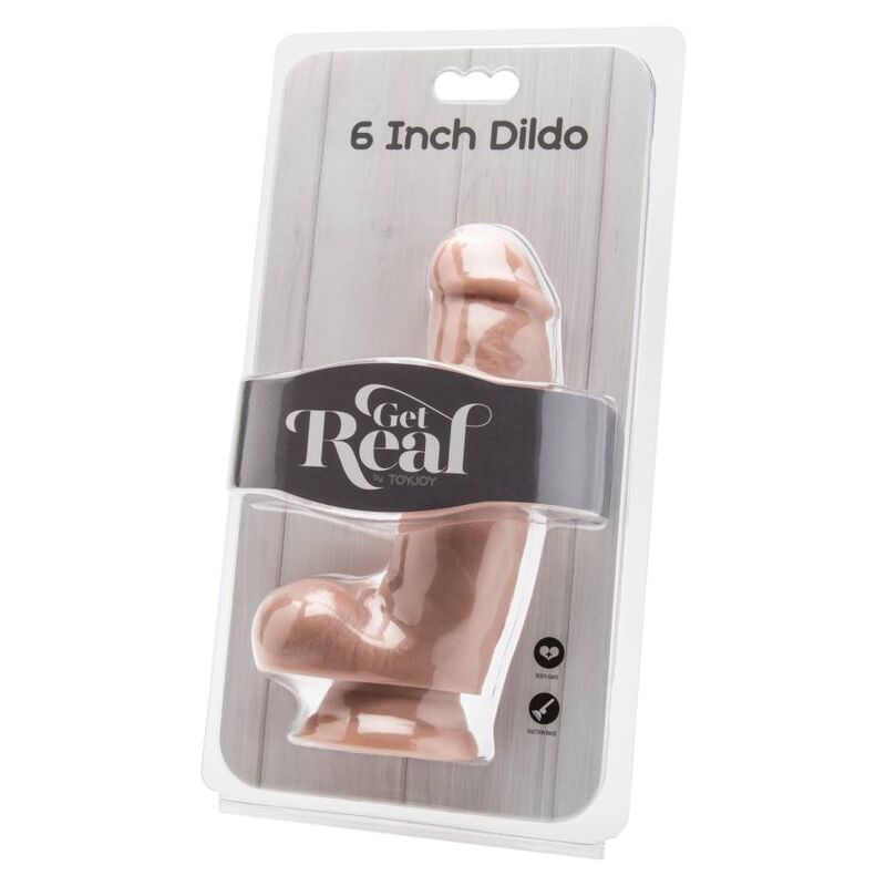 DIVENTA REALE - DILDO 12 CM CON TESTICOLI NATURALI