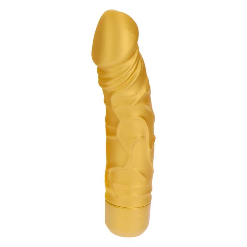 SII REALE - VIBRATORE DORATO ORIGINALE GOLD DICKER