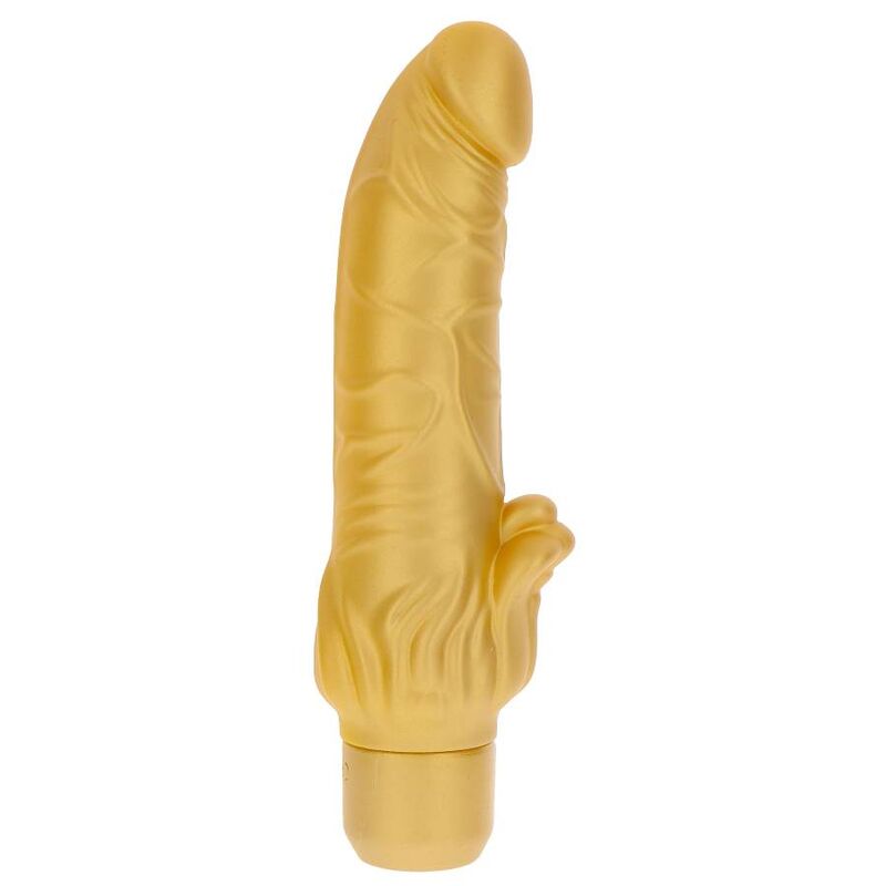 SII REALE - VIBRATORE DORATO GOLD DICKER STIM